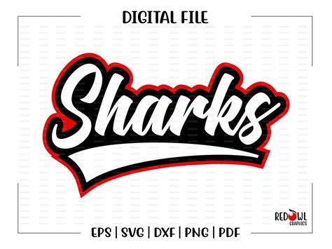 Shark Svg Sharks Svg Shark Sharks Svg Dxf Eps Png Pdf