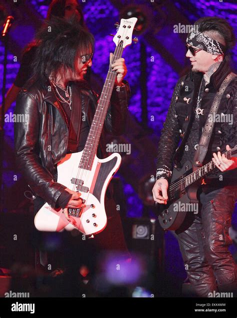 Las Vegas Nevada USA 11th Apr 2015 Nikki Sixx And DJ Ashba From