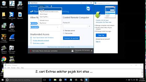 Cara Membuat Password Teamviewer 11 Secara Permanen Youtube