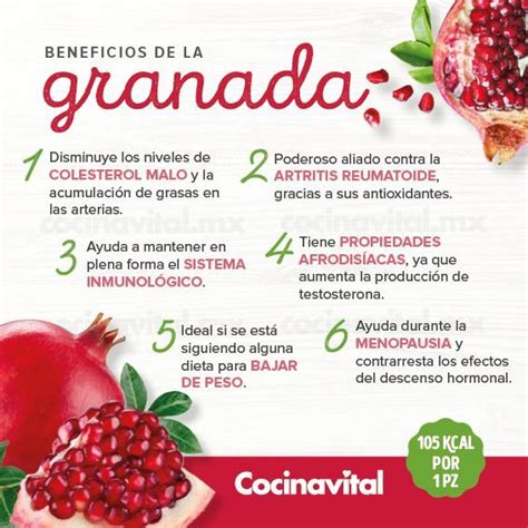 7 beneficios de la granada roja que obtendrás al consumirla Artofit