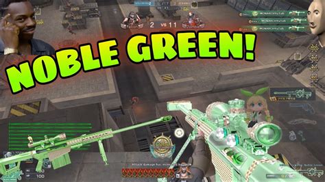 Barrett M82A1 Jewelry Noble Green GamePlay Heromode Xtreme CrossFire