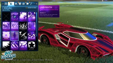 Rocket League Mystery Decals Showcase All Black Market Decals On