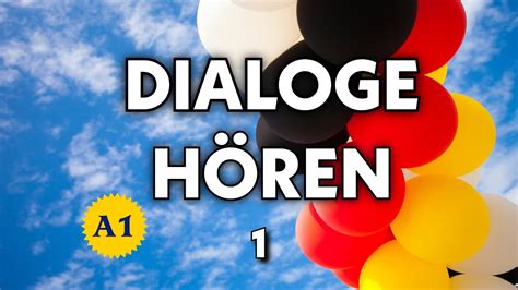 DEUTSCH LERNEN 30 Minuten Dialoge im Alltag Bonus DEUTSCH Hören und