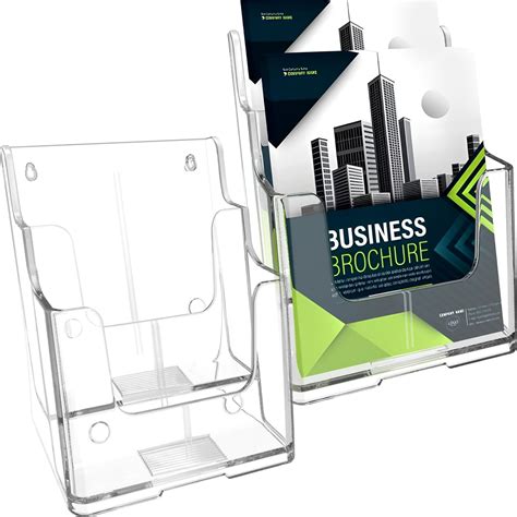 Amazon MaxGear Brochure Holder 2 Tier 6 X 9 Inch 2 Pack Brochure