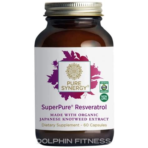 Pure Synergy Superpure Resveratrol Extract 60 Capsules