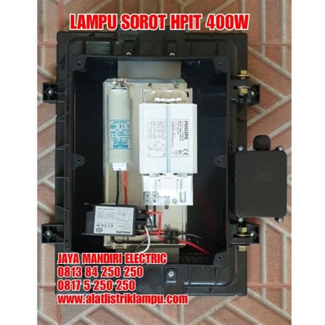 Jual Lampu Sorot Hpit Watt Komplit W Rakitan Komponen Philips