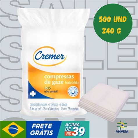 Compressa De Gaze Fios G Shopee Brasil