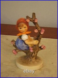 Goebel Hummel Figurine Girl In Apple Tree Tmk Germany Goebel