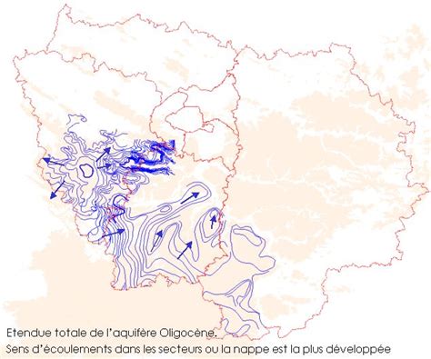 Nappe De L Oligoc Ne Et Nappe De Beauce Drieat Le De France