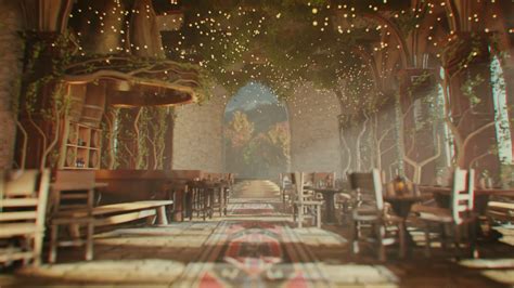 Fantasy Elven Tavern Finished Projects Blender Artists Community