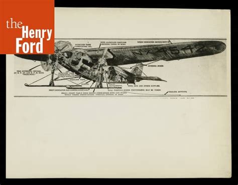 Diagram Of Ford Tri Motor Airplane Floyd Bennett Flown By Richard E