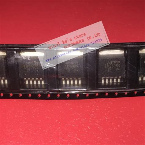 5pcs 10pcs 100 새로운 원본 LM2596SX 12 NOPB LM2596SX 12 LM2596S LM2596 IC