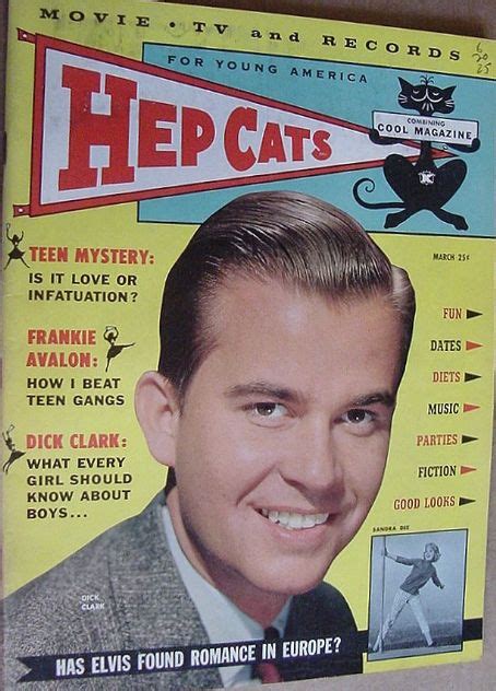 Dick Clark Hep Cats Magazine March 1959 Cover Photo United States