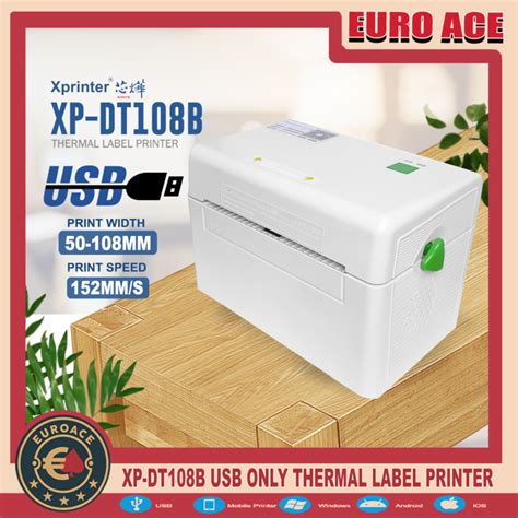 Euro Ace Xprinter Xp Dt B Thermal Label Printer Usb Barcode Printer