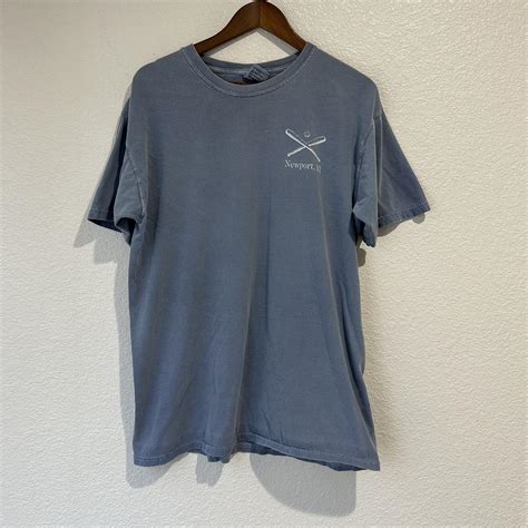 Rhode Island Baseball Shirt Adult Large Blue I Depop