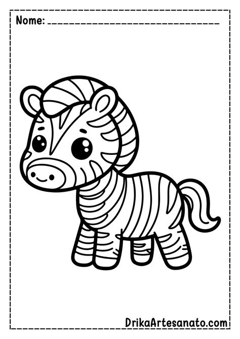 Desenhos De Zebras Para Colorir Gr Tis Em Pdf