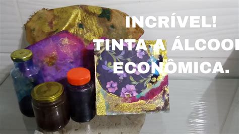 Incr Vel Tinta A Lcool Caseira Dois Produtos By Socorro Rodrigues