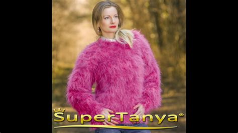 Fuzzy Pink Handmade Mohair Sweater By Supertanya Youtube