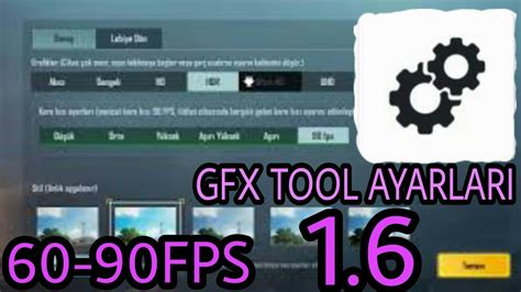 Yen Lenm Fps Gfx Tool Ayarlari Gl Kr Her C Hazda Ali Iyor