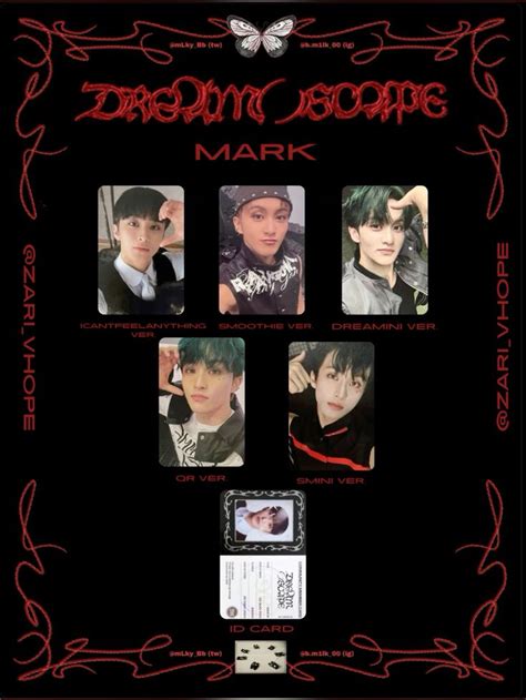 Mark Nct Dream Dreamscape Photocards Template In Nct Dream