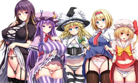 Touhou Assorted Pantsu Nudes Touhou NSFW NUDE PICS ORG