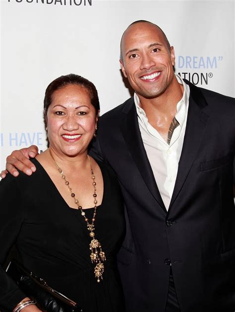 Dwayne Johnson And His Mom Ata Pictures Popsugar Celebrity