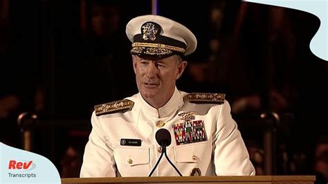 Admiral McRaven Commencement Speech Transcripts Navy Seals Navy