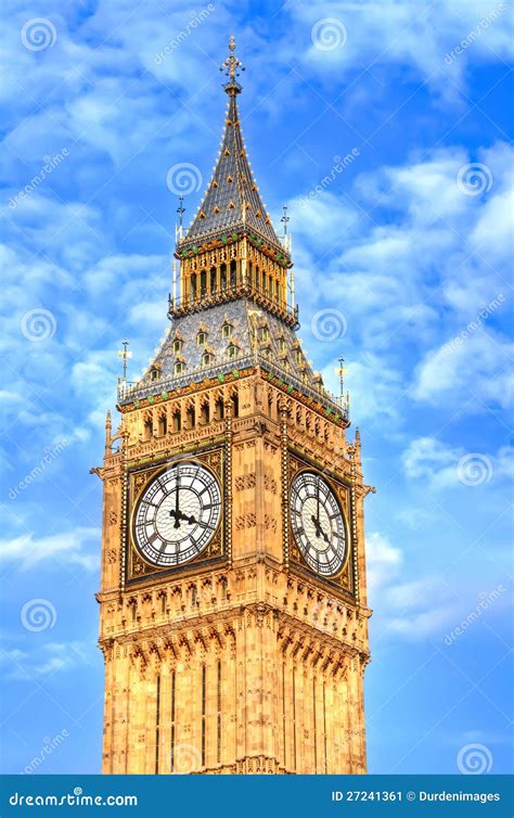 Tower of Big Ben stock image. Image of gothic, famous - 27241361