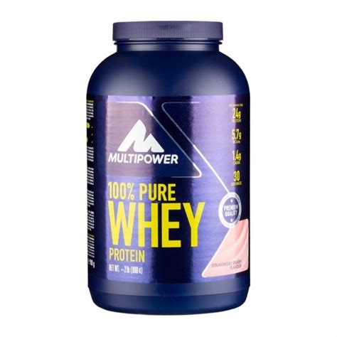 Multipower 100 Whey Protein Strawberry 908 G Bei Nu3