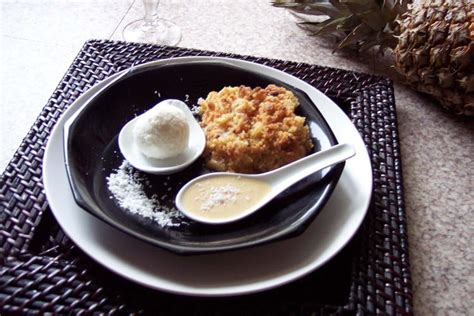 Recette De Crumble Ananas Coco Et Son Coulis