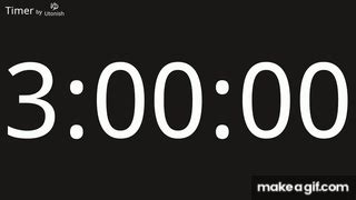 3 Hour Countdown Timer on Make a GIF