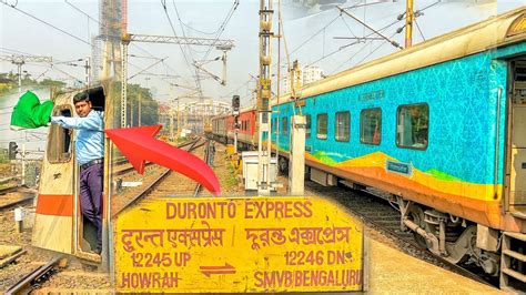 Howrah Smvt Bengaluru Duronto Express Departing Howrah