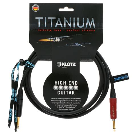 Klotz Titanium Guitar Cable M Gear Music