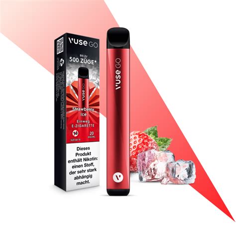 Vuse GO 500 Strawberry Ice 20mg Ml Tabakstore