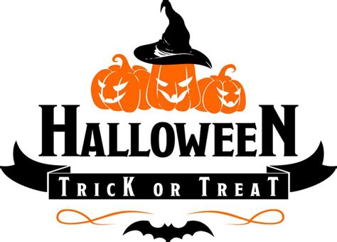 Halloween Trick Or Treat Logo Transparent Png Stickpng Halloween