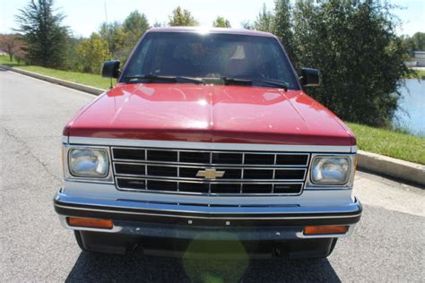 1985 Chevrolet S10 Blazer Tahoe Edition 28l V6 4x4 Manual 2 Door K5 86