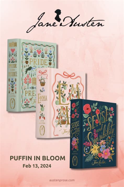 Stunning New Covers Grace The Puffin In Bloom Jane Austen Collection