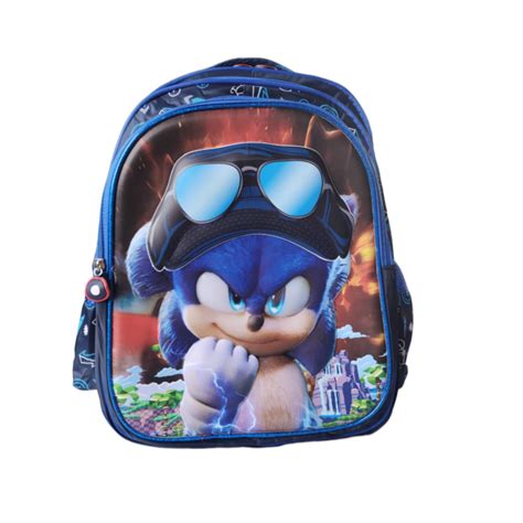 Mochila Infantil Escolar De Costas Sonic Personagem Menino Shopee Brasil