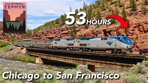 Amtrak California Zephyr The Most SCENIC Ride In The USA YouTube