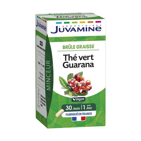 Juvamine G Lules Minceur Th Vert Guarana Br Le Graisse Plus Dos Es