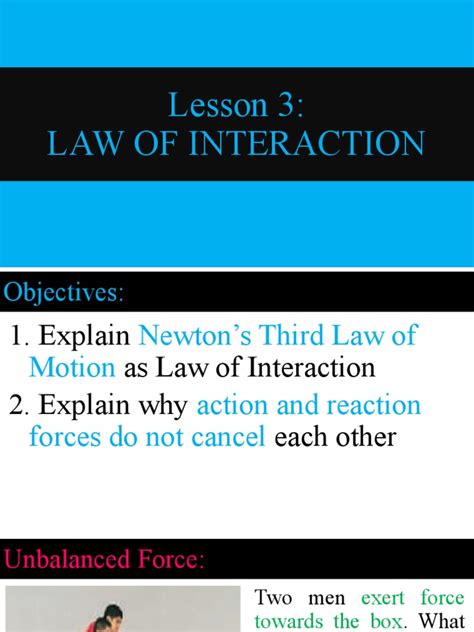 Law Of Interaction Pdf Force Classical Mechanics