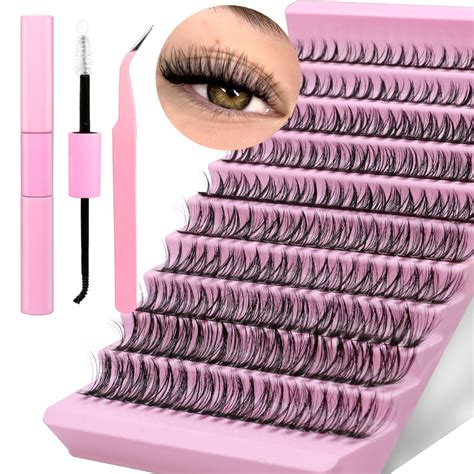 Groinneya DIY ชดต อขนตาแต ละ Lashes Cluster ผสม Lash Clusters พร