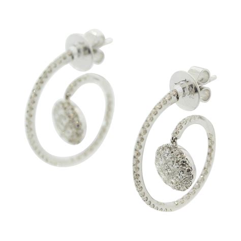 Graff Spiral Diamond Earrings For Sale At 1stdibs Spiral Graff Graff