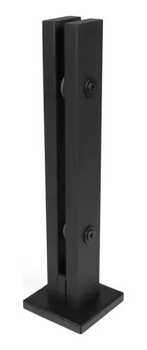 Coluna Torre Inox 304 30cm Preto Fosco Guarda Corpo Formi Frete grátis