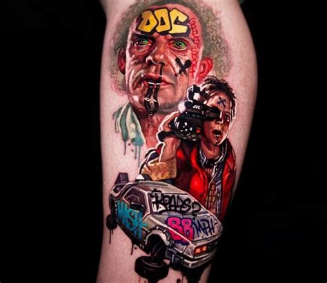 Back to the Future tattoo by Mashkow Tattoo | Photo 32093