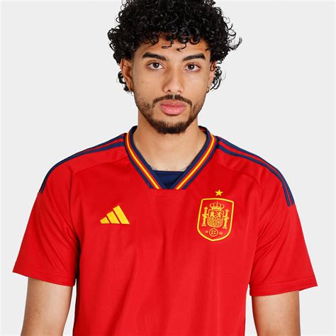 Adidas Spain 22 Home Soccer Jersey Team Power Red 2 Team Navy Blue 2
