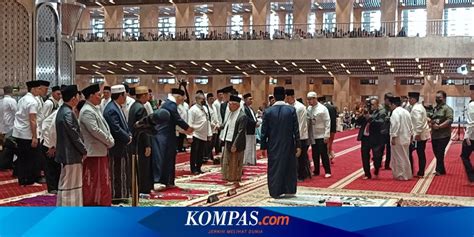 Wapres Ma Ruf Amin Shalat Idul Adha Di Masjid Istiqlal