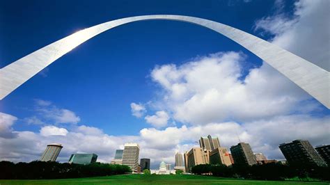 Download Gateway Arch St Louis Tall Buildings Wallpaper