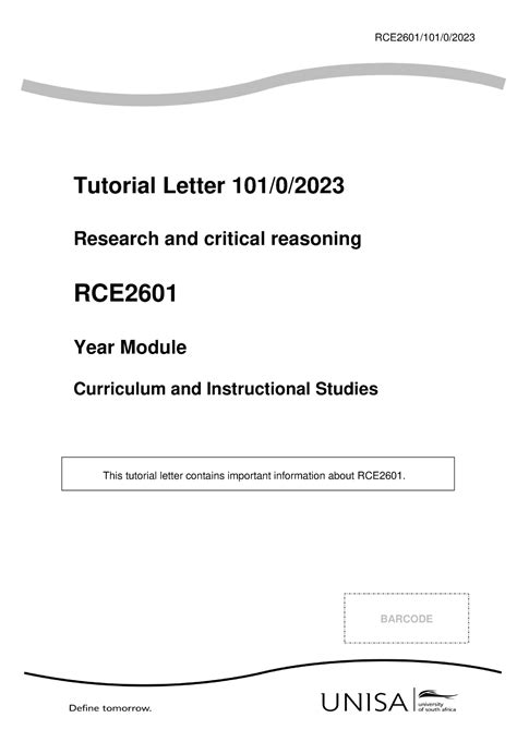 Rce Assignment Nst Unisa Studocu