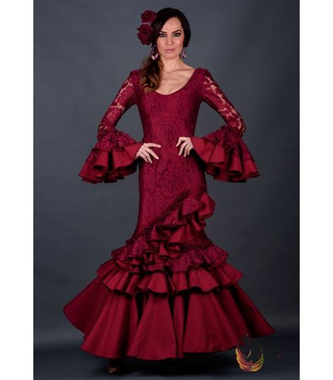 Aires De Feria Talla Melod A Lunar Estp Rojo Trajes De Flamenca